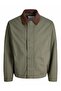 سترة رجالية خضراء من Jjegraham Worker Jacket Ln Pls - 5