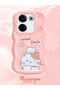 Tecno Camon 20 Pro 4g Compatible Case Camera Protector Pink Silicone Couple Phone Case Cat Pattern - 2