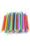 50Pcs Multi Colors Jumbo Smoothie Straws, Disposable Plastic Drinking Straws for Bubble Tea, Milkshakes and Juice, Individually Wrapped