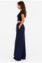 Women's Navy Blue Woven Trousers-P194 - 2