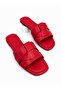 Women's Red Flat Sole Daily Slippers Panita - 3