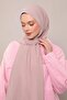 شال جيرسيه فاخر بلون بنفسجي فاتح