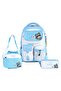 Rlx-1812 Set of 3 Children's Primary School Bag with Pen Holder and Lunch Bag Backpack Blue