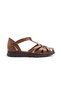 Genuine leather women's daily sandal shoes dd0271