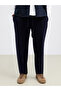 New Season from Güli̇s Gi̇yi̇m Navy Blue Standard Fit Fleece Men's Sweatpants - 2