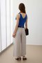 Geniş Paça Crop Pantolon - 3