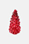 Christmas Glass Decorative Tree, Red - 2