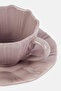 Flower Teacup And Saucer - 3