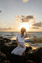 Women's 2 Thread Premium Oversize Tracksuit Set White T-Shirt and Sweatpants Set of 2 - 2