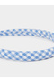 Teen Girls Blue Checked Headband - 3