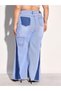 Plus Size Side Color Block Flared Jeans - 5
