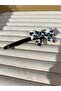 Premium Acrylic Bone Hairpin Buckle with Stone Zircon, Shiny and Durable, Automatic Clamping Hair Accessory - 2
