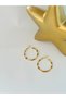 Vintage Detail Hoop Earrings (Steel)