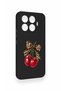Mi 17t Pro 5g Compatible Cherry Bow Pattern Silicone Case - 3