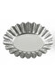 AFCO Mini Cake Mould Set – 4 Pcs – Stainless Steel – Oval Fluted Design - 2