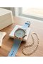 Men's Wristwatch with Calendar Bracelet Gift Black Silicone Cord Analog Quartz Sports Men's Watch Stylish g - 2