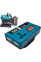 Portable Lithium Battery Inverter | DC 18V, 21V, 48V to AC 220-230V Converter | Rechargeable Dc - 5