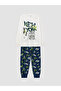 Rmz Gi̇yi̇m Farkiyla New York Printed Boys' Pajama Set - 2