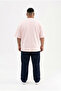 Men's Plus Size Basic T-Shirt Powder Pink - 5