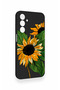 Samsung A25 Compatible Moonflower Patterned Silicone Case - 4