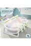 Tubby Foldable Baby Bath Tub for 0-5 Years | Portable Infant Bathtub with Temp Meter - (GREY) - 5