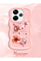 Redmi 13 Compatible Case Camera Protector Pink Silicone Couple Phone Case Floral Pattern - 2