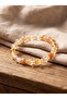 Citrine - Pink Quartz Natural Stone Bracelet (8 mm) - 3