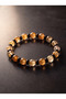 Citrine - Obsidian Natural Stone Bracelet (8 mm)
