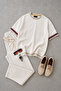 Men's 100% Original Raw Linen Oversize T-Shirt and Baggy Pants 2-Piece Combination