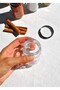 6 Pieces 105 ml Glass Short Jars with Black Metal Lids for Spices, Food Storage, Confectionery, Candles - 4