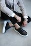 Kb-703 Kuback Black Elastic Casual Men's Shoes - 4
