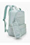 Solid Backpack with Detachable Side Pouch - 6