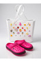 Women's Eva Daily Pool Beach Bag and Slippers - 2