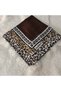 Handmade Needlework Writing, Scarf, Yemeni, Mevlit Cover, Head Cover, 4 Sides Embroidered, 100*100cm - 8