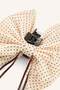 Women's Polka Dot Brown Hair Clip G5191Axns - 2