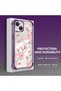 iPhone 13 Compatible Transparent Back Panel Four-Corner Reinforced Impact Protection Glossy Edge Silicone Case - 4