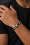 Men's Steel Bracelet with Mesh Cord, Luxurious Italian Style Gift Bracelet for Lover • Spouse • Father