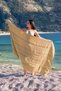 100% Cotton Woven Peshtemal Beach Towel 100X180 cm Lightweight, Quick-Drying, Sand-Repellent Pool and Sea Towel - 3