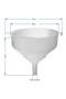 Pâlnie de plastic 20cm - 3