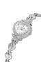 Heart Luxury Stone Women's Wristwatch Silver Color Pl-1605B2X