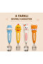 Ultra Luxurious 4-Piece Cute Character Stainless Steel Children's Fork and Spoon Set - 5