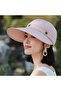 Women's 2-in-1 Sun Hat with Removable Top Wide Brim Uv Protection Beach Hat 3 Colors