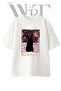 Sailor Moon Luna Design Printed Unisex White Oversize T-Shirt