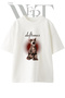 Deftones Screaming Cat Design Printed Unisex White Oversize T-Shirt