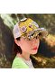 Women's Sequin Stone Embroidered Baseball Cap with Fox Figure and Floral Detail, Mesh Party Hat, Handcrafted - 4