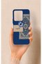 Vivo Y35 Compatible Blue Ethnic Carpet Pattern Silicone Case