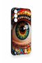 Samsung A14 Compatible Colorful Eye-Pop Patterned Silicone Case - 3