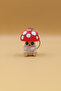 3D Design Keychain & Bag Ornament with Movable Cute Red Mushroom Figure