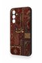 Samsung A54 Compatible Vintage Carpet Patterned Silicone Case - 4