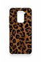Redmi Note 9 Compatible Dark Leopard Leather Patterned Silicone Case - 3